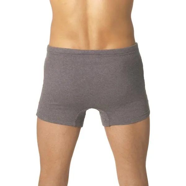 100% Organic Cotton Men's Drawstring Boxers - Elastic Free Briefs w/ Fly