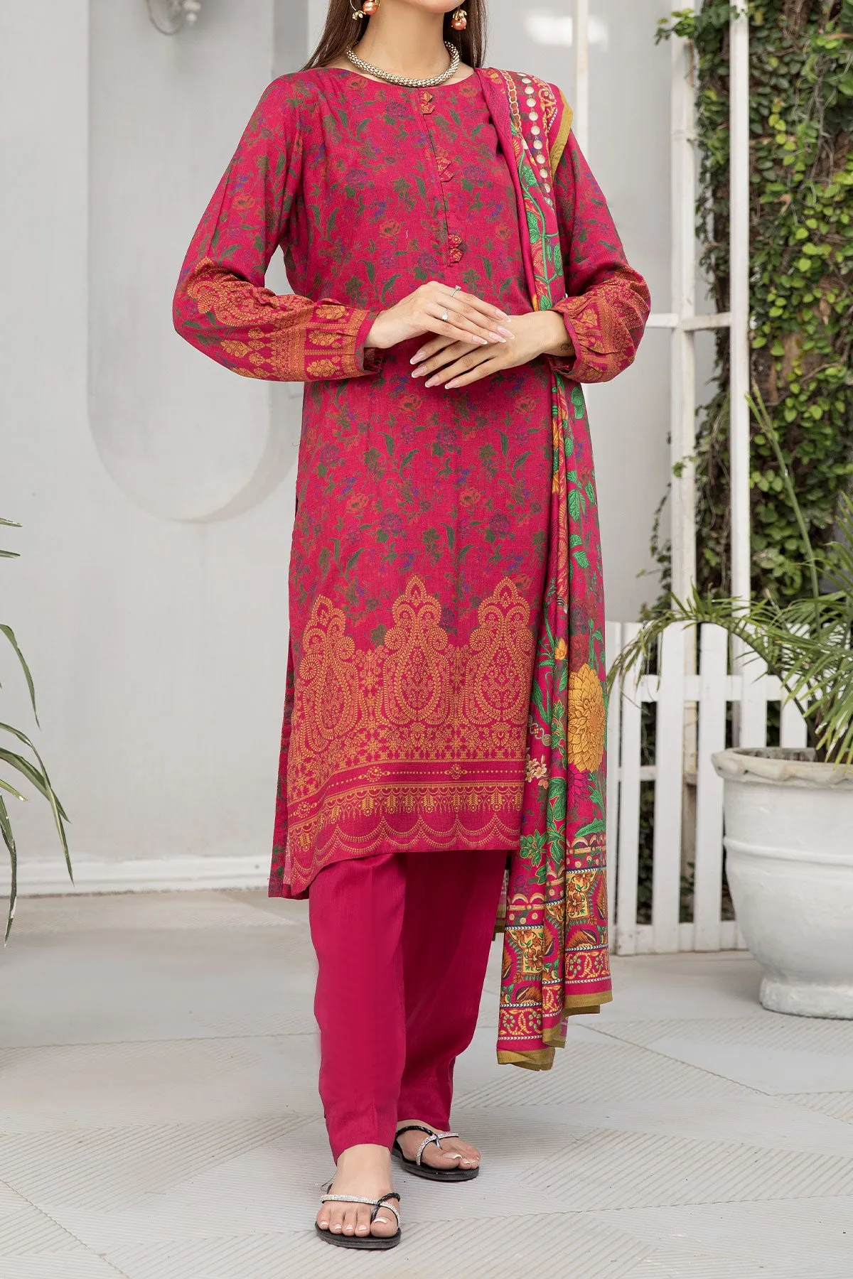 3 PIECE DIGITAL PRINT LINEN  | DPL-143