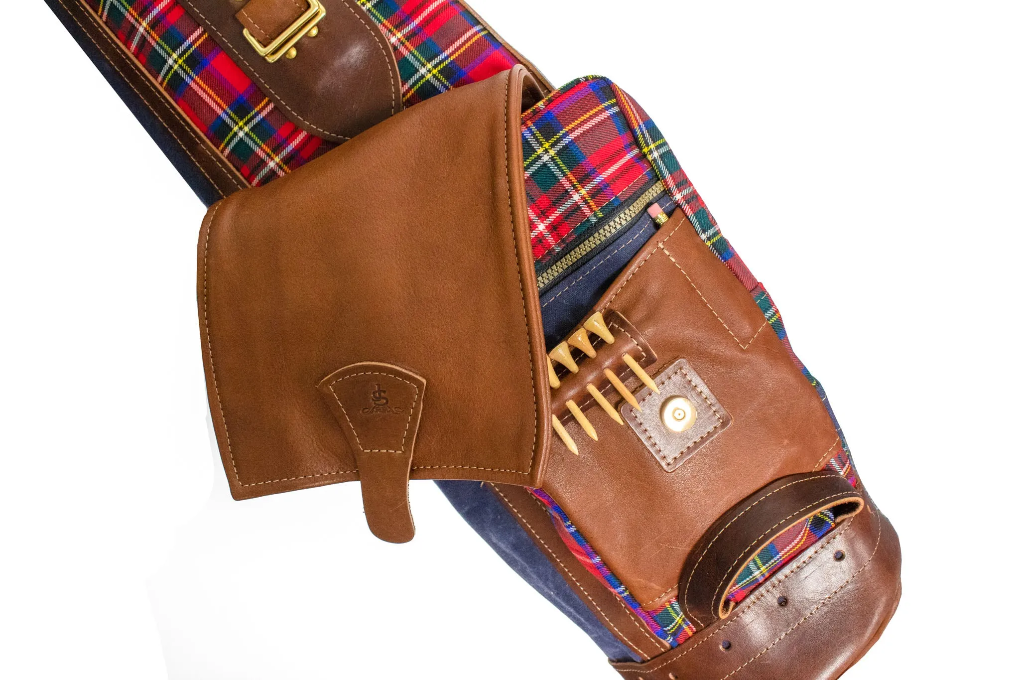 8” Sunday Style Tartan Golf Bag