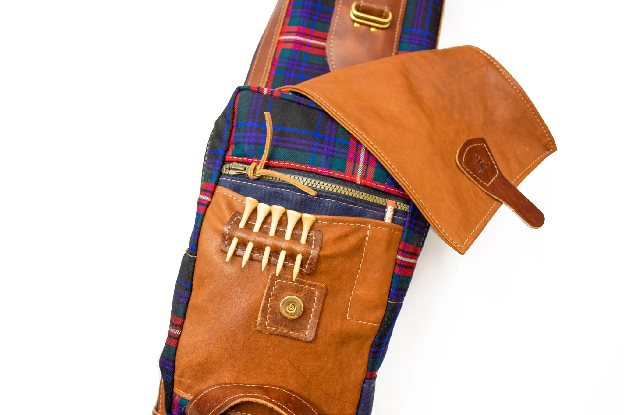 8” Sunday Style Tartan Golf Bag