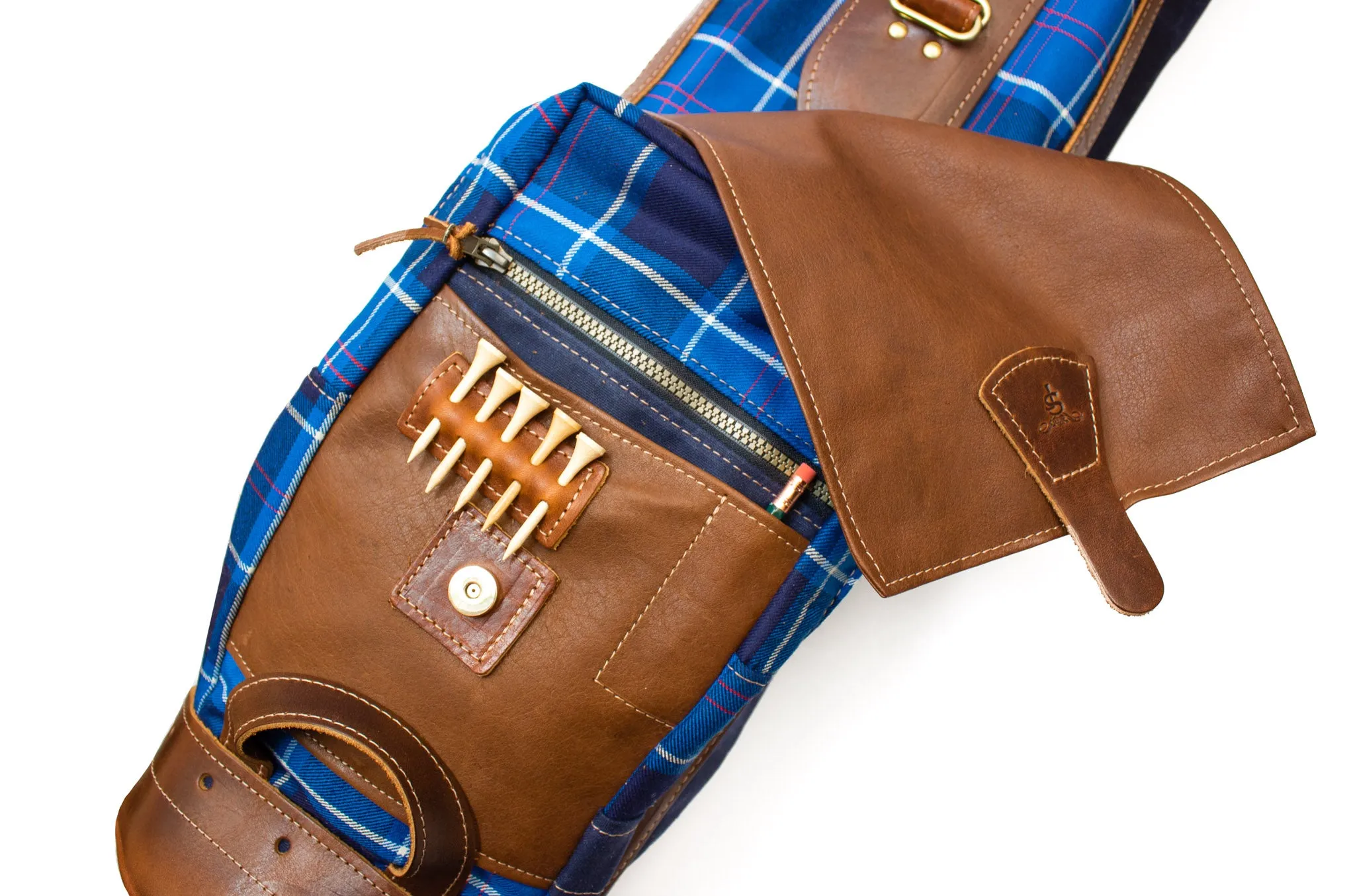 8” Sunday Style Tartan Golf Bag