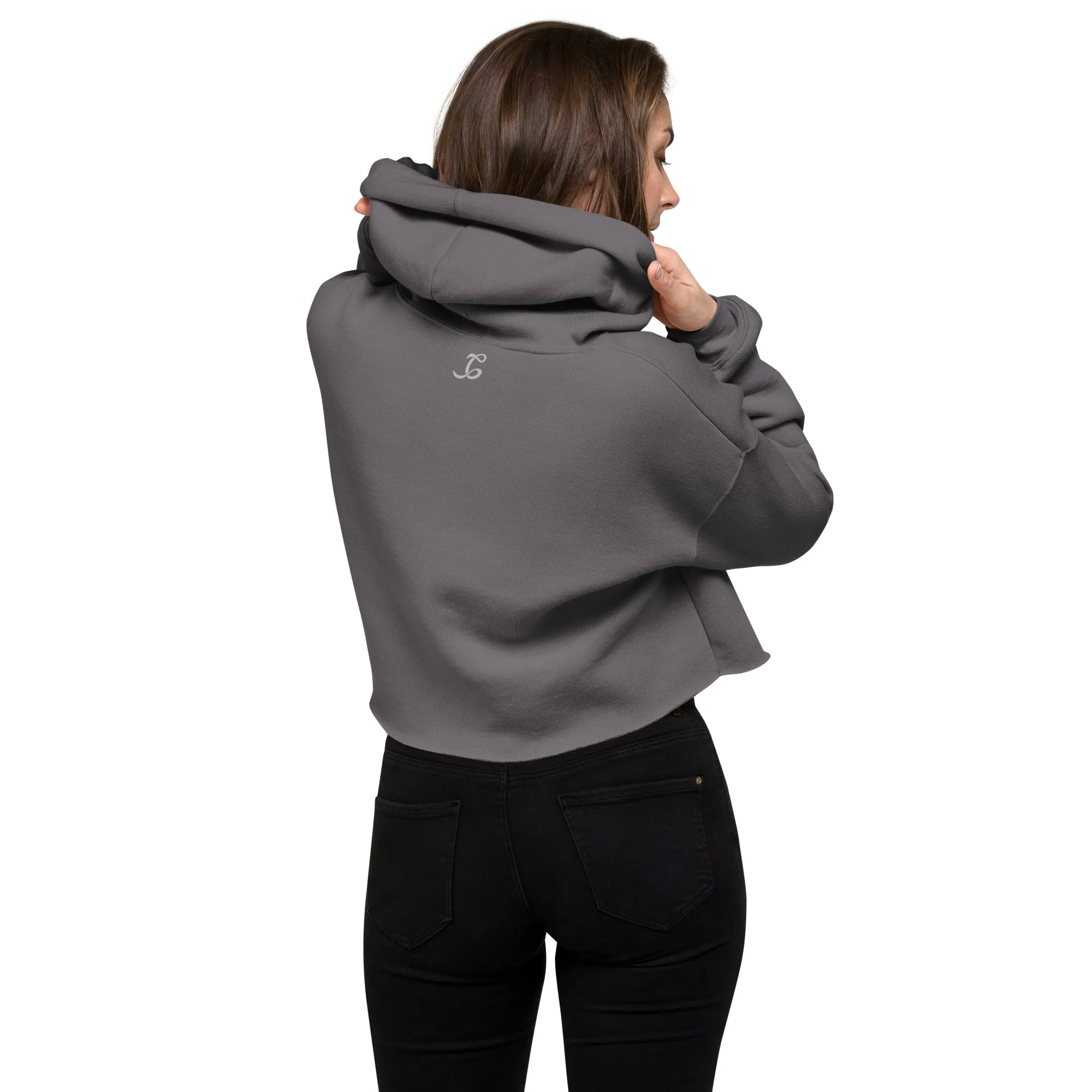 Ab-Solute Crop Top Hoodie – Signature Series Embroidered