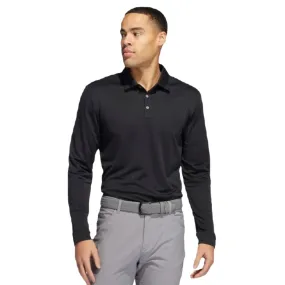 Adidas Long Sleeve Polo Shirt - Black