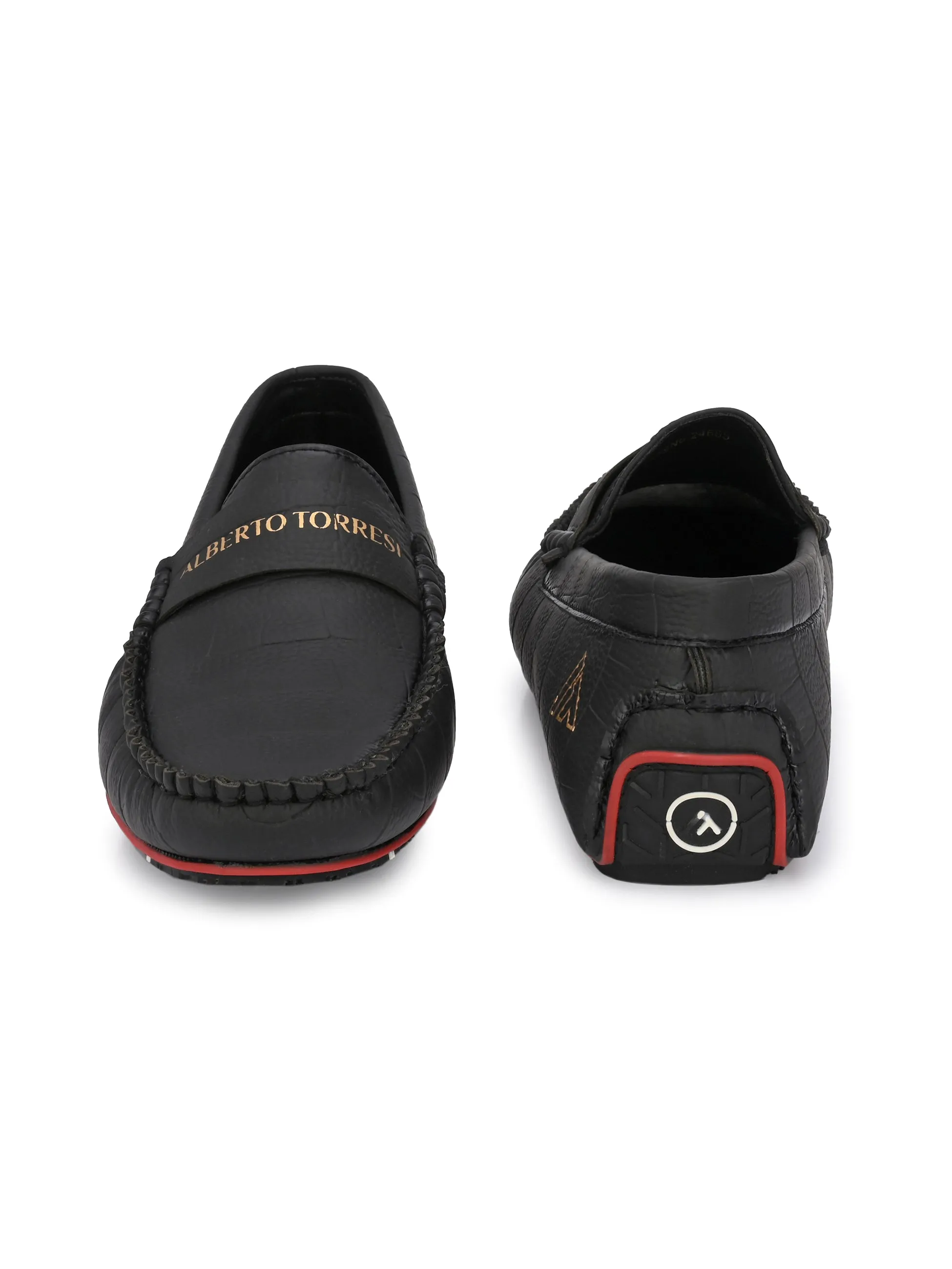 Alberto torresi Synthetic Black Casual Loafers