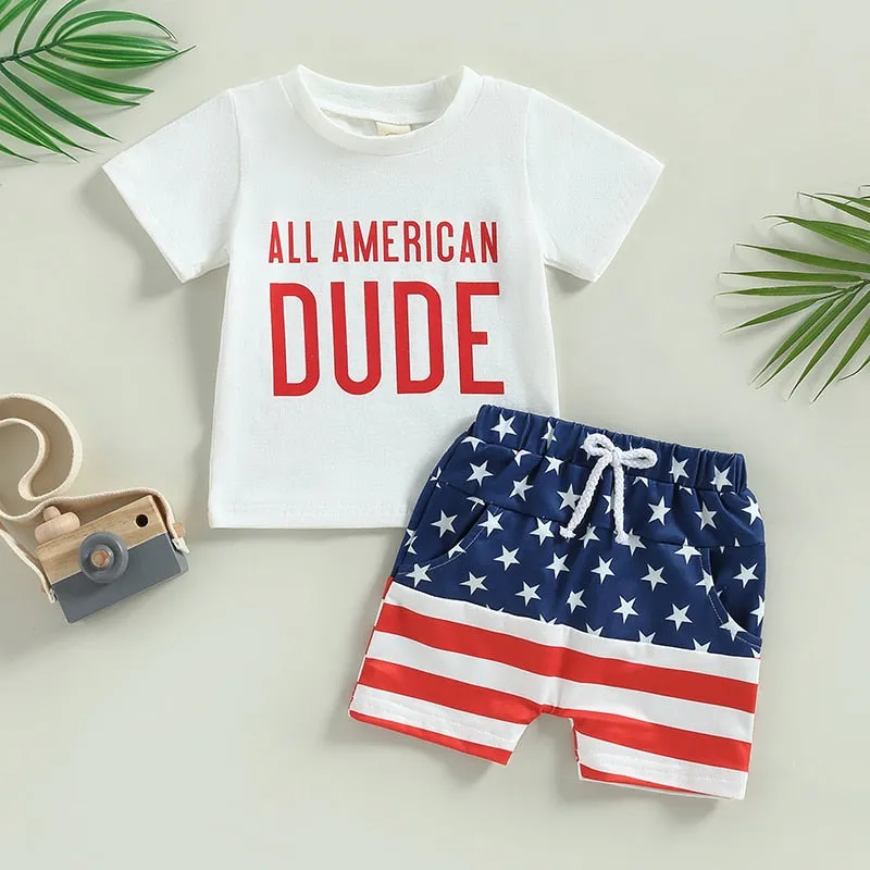 ALL AMERICAN DUDE 4th of July Outfit