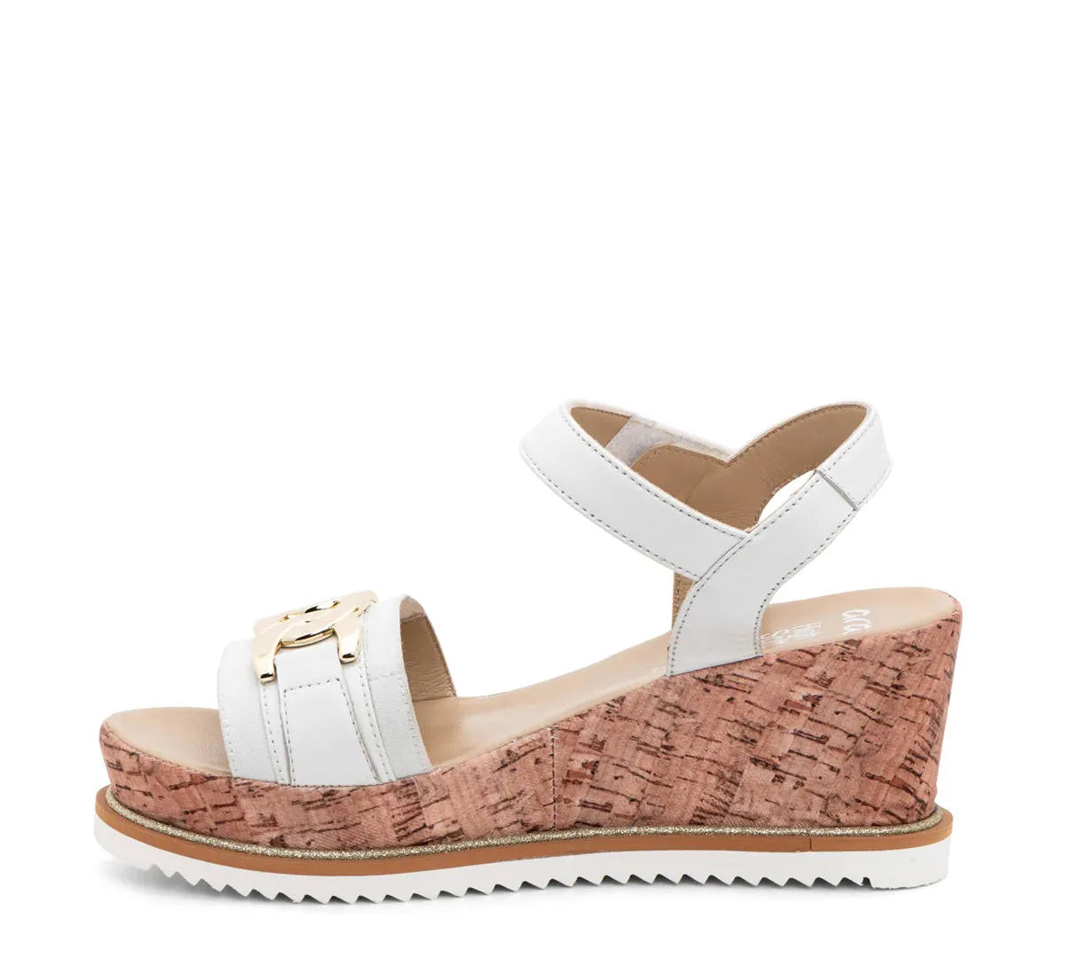 ARA PARMA BUCKLE CORK WEDGE SANDAL 51102