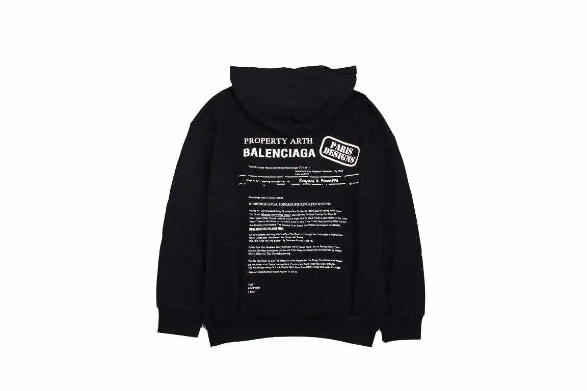 Balenciaga Paris Team Hoodie