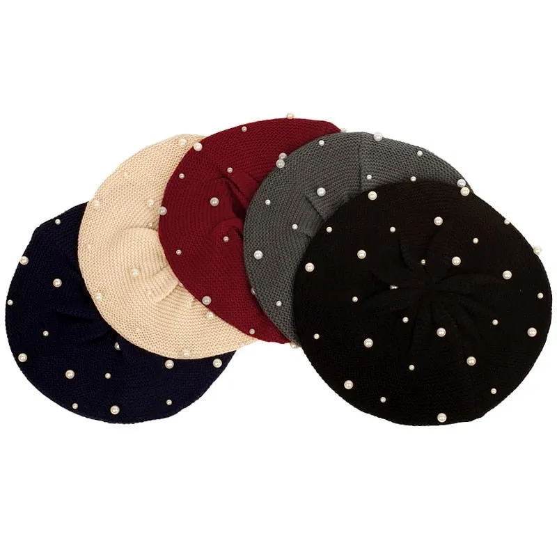 Beret Queen Milan (Dark red)