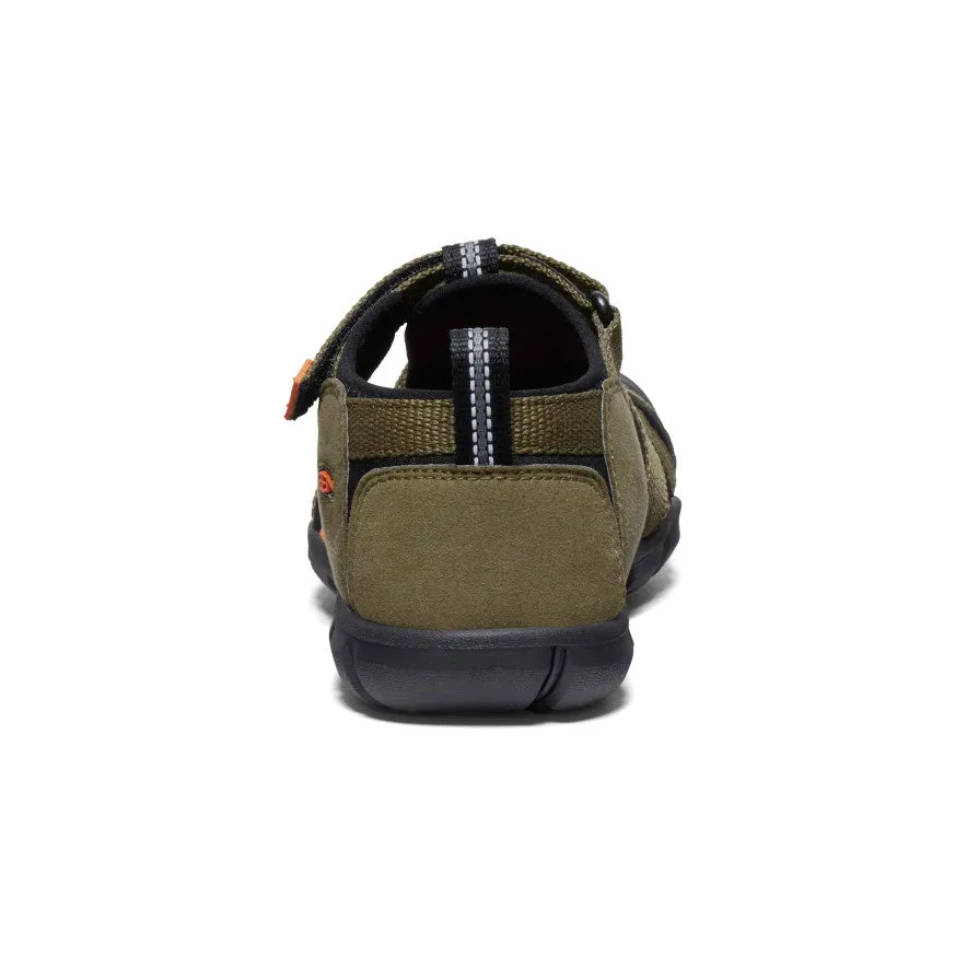 Big Kids' Seacamp II CNX  |  Dark Olive/Gold Flame