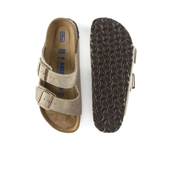 Birkenstock Women's Arizona Soft Footbed Taupe Suede