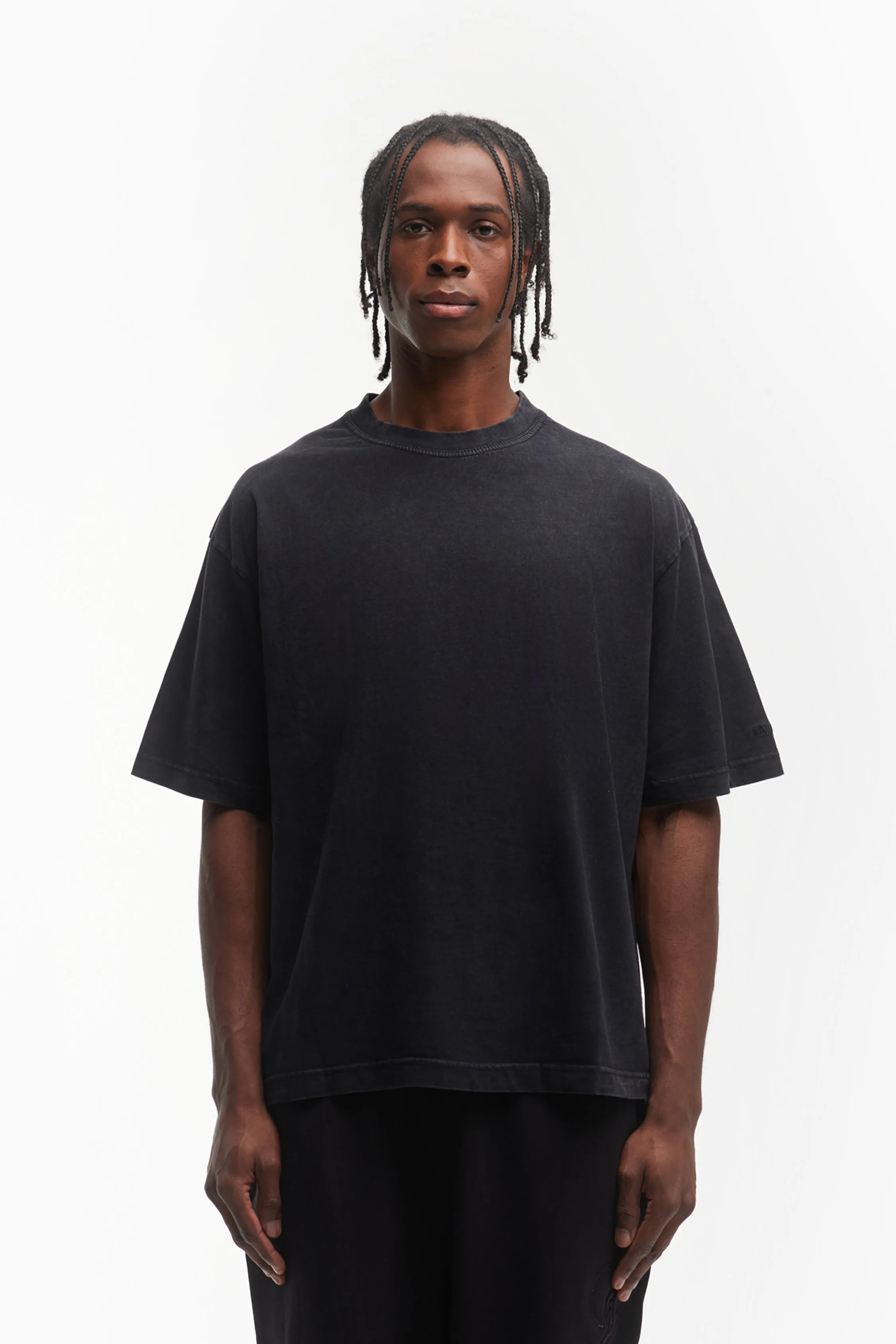 BLACK WASHED T-SHIRT