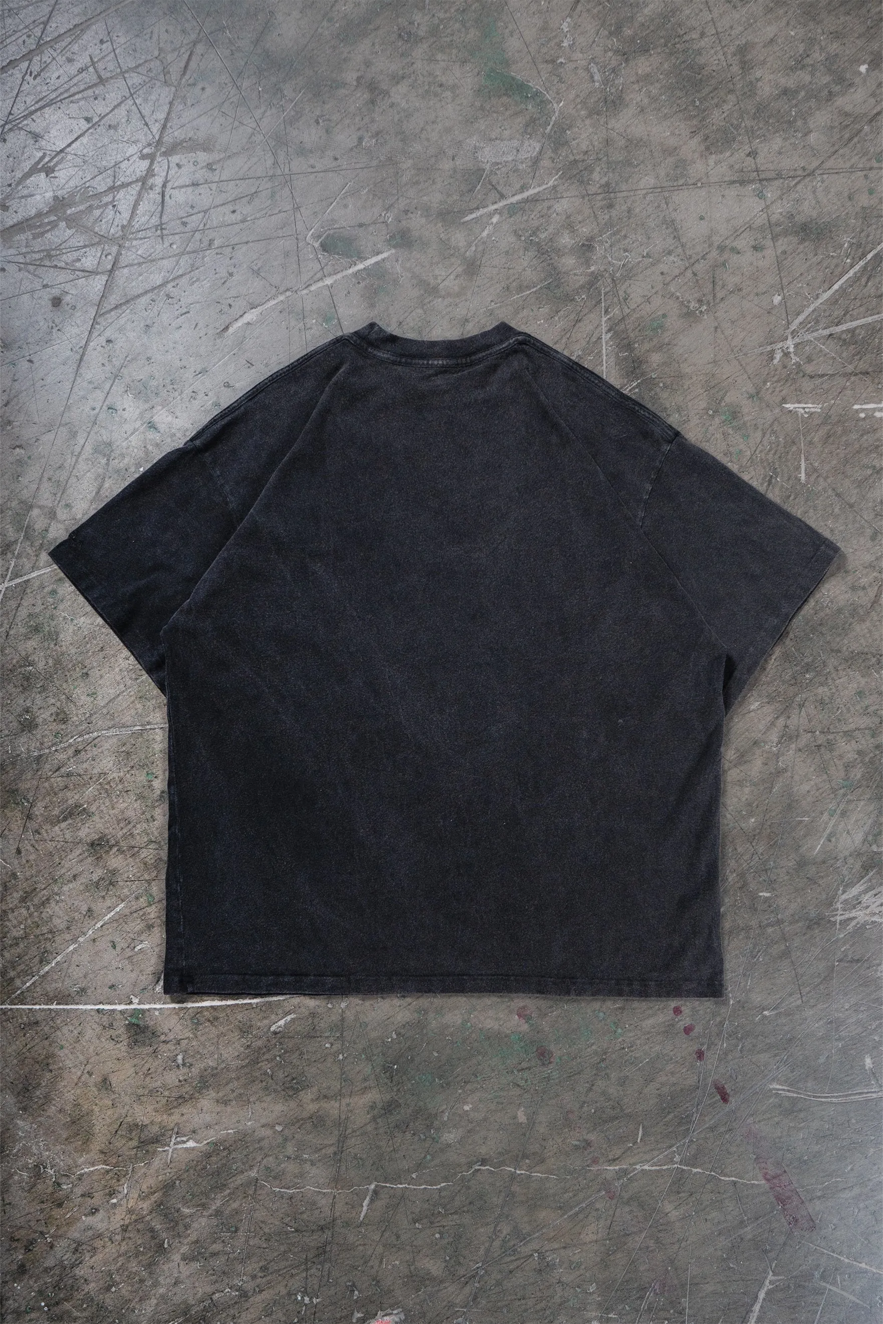 BLACK WASHED T-SHIRT