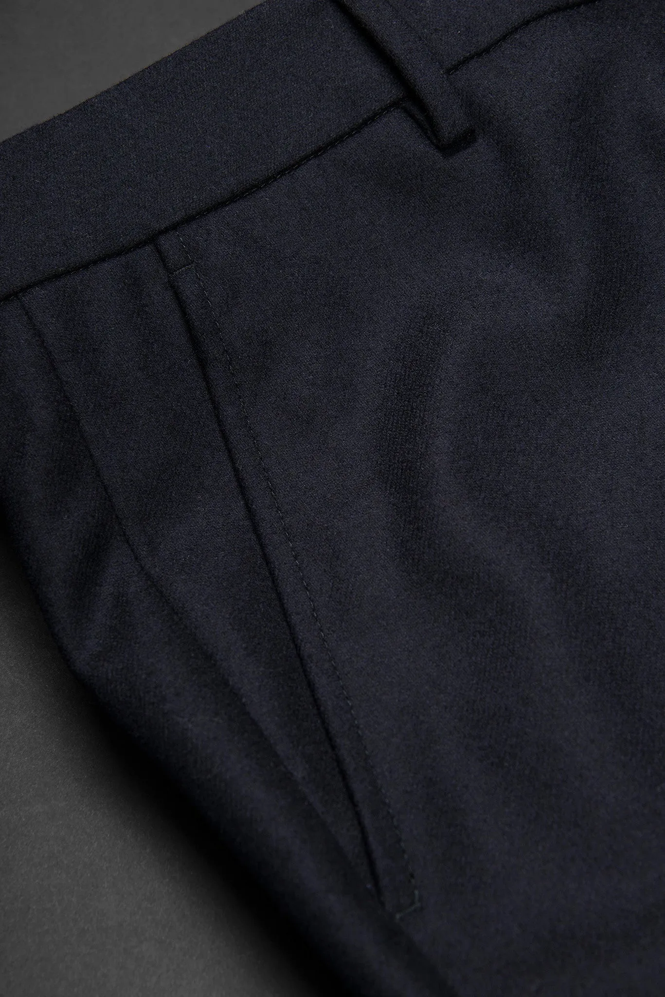 Boris chino pants Superfine Luxury Wool (dark blue)