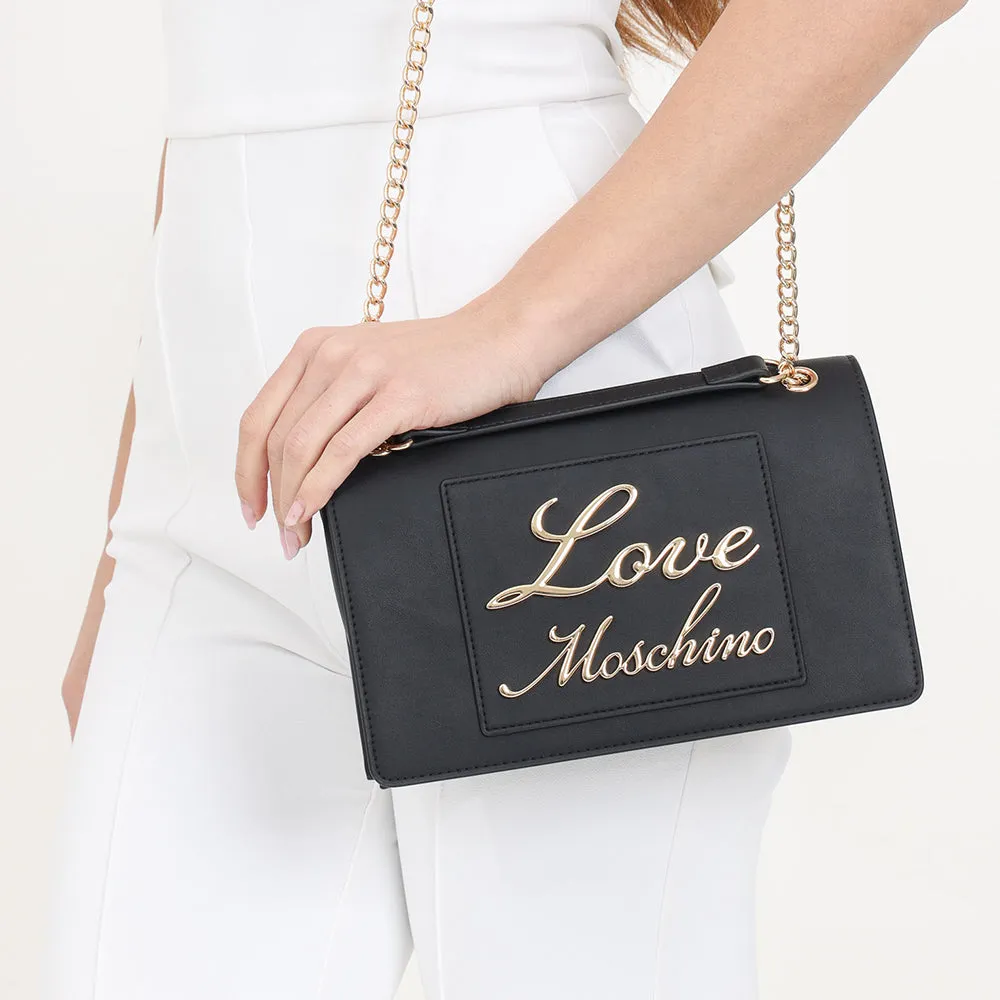 Borsa Donna a Spalla LOVE MOSCHINO linea Lovely Love Nero