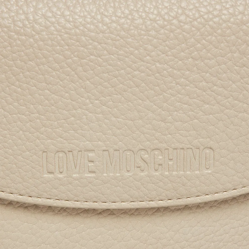 Borsa Donna a Tracolla LOVE MOSCHINO linea Giant Logo colore Avorio