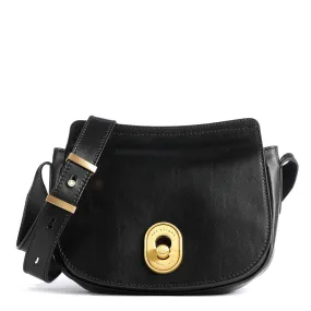 Borsa Donna a Tracolla THE BRIDGE linea Celeste in Pelle Nera