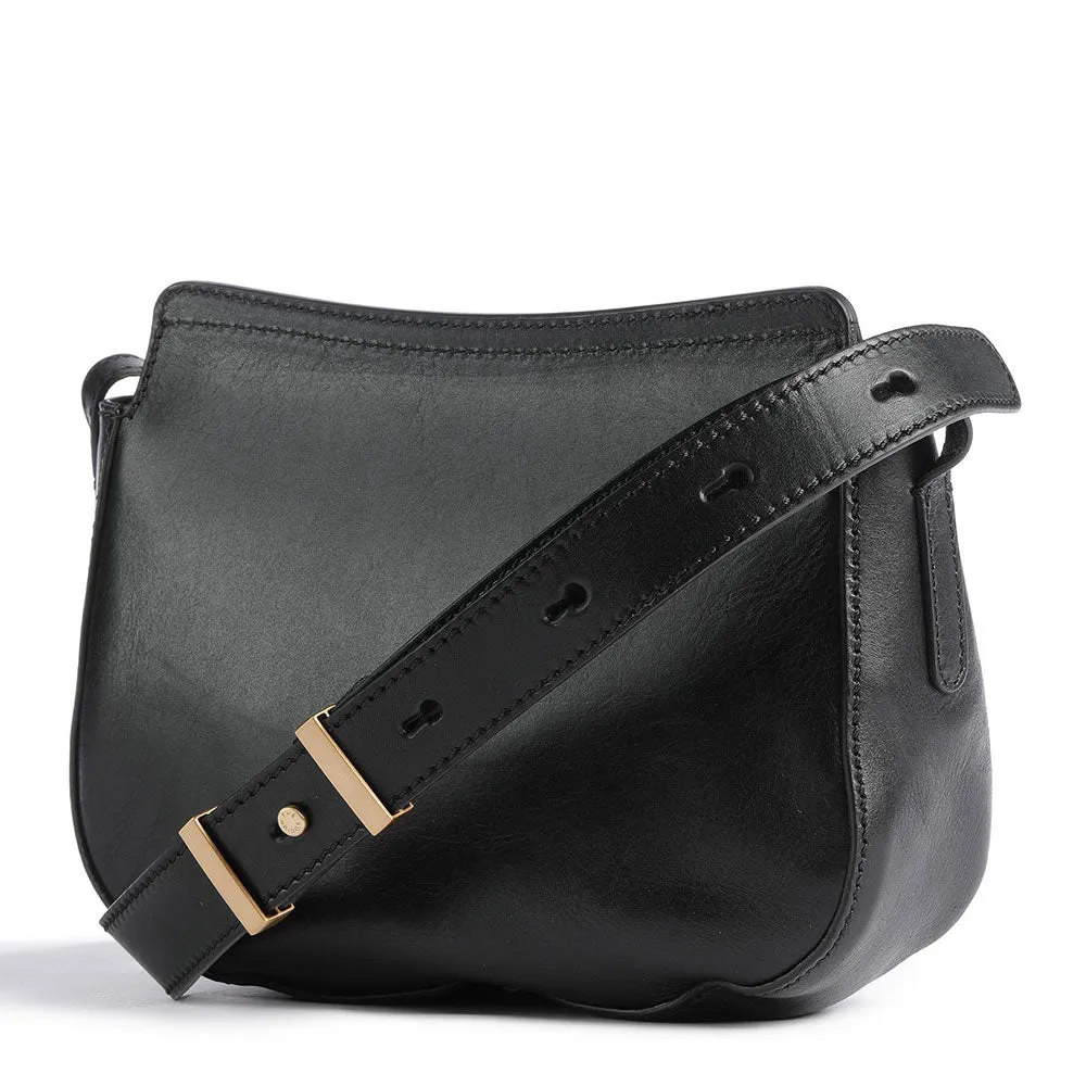 Borsa Donna a Tracolla THE BRIDGE linea Celeste in Pelle Nera