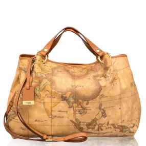 Borsa Donna Grande a Mano con Tracolla 1A Classe Alviero Martini linea Geo Classic N147