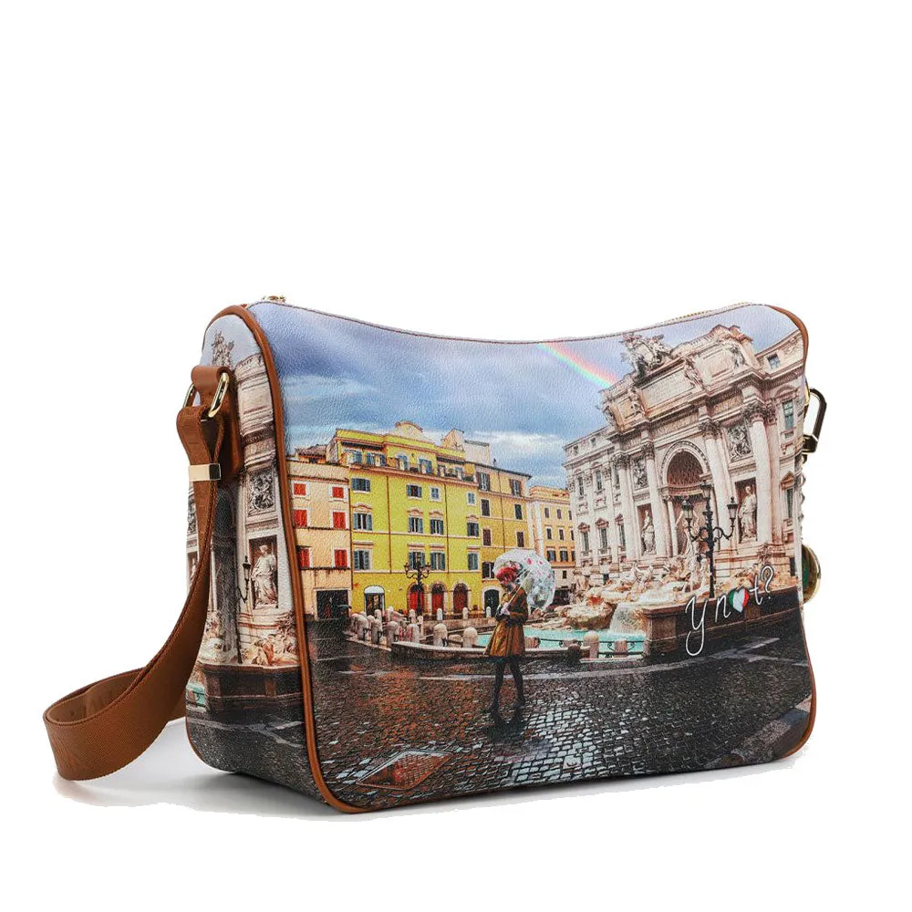 Borsa Donna Y NOT a Tracolla Regolabile linea YES-370 Rainbow Rome