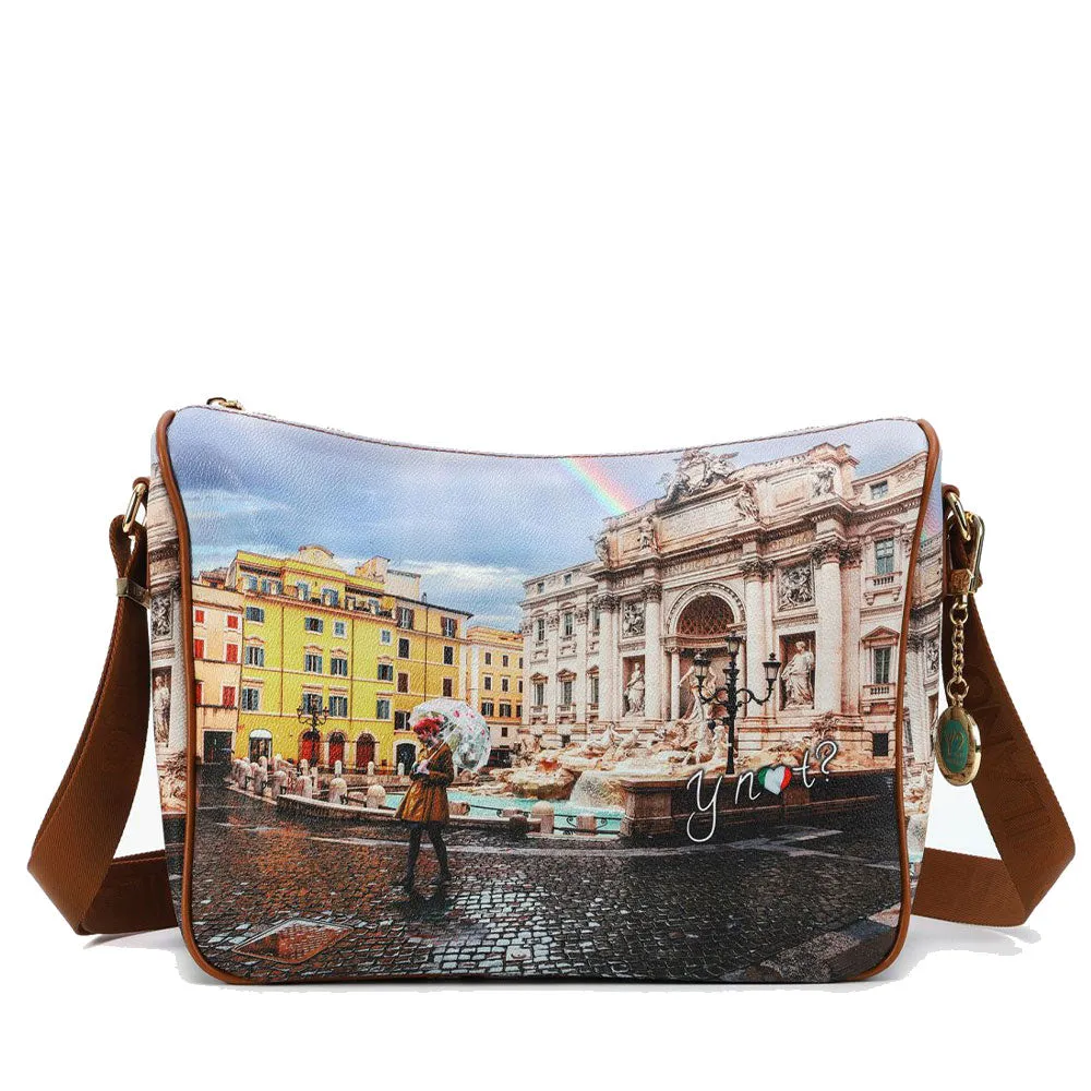 Borsa Donna Y NOT a Tracolla Regolabile linea YES-370 Rainbow Rome