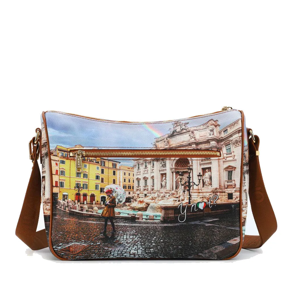 Borsa Donna Y NOT a Tracolla Regolabile linea YES-370 Rainbow Rome