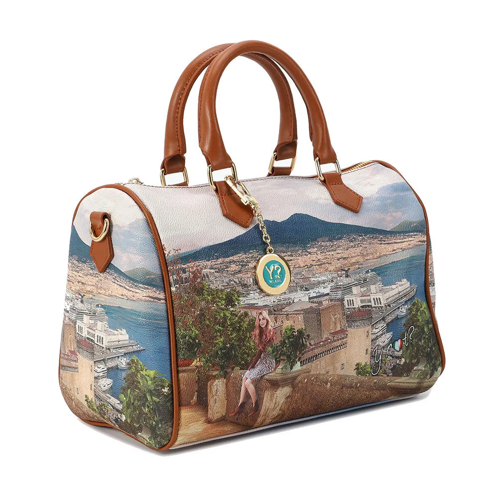 Borsa Donna Y NOT Bauletto Medio con Tracolla YES-318 Lemon Tree