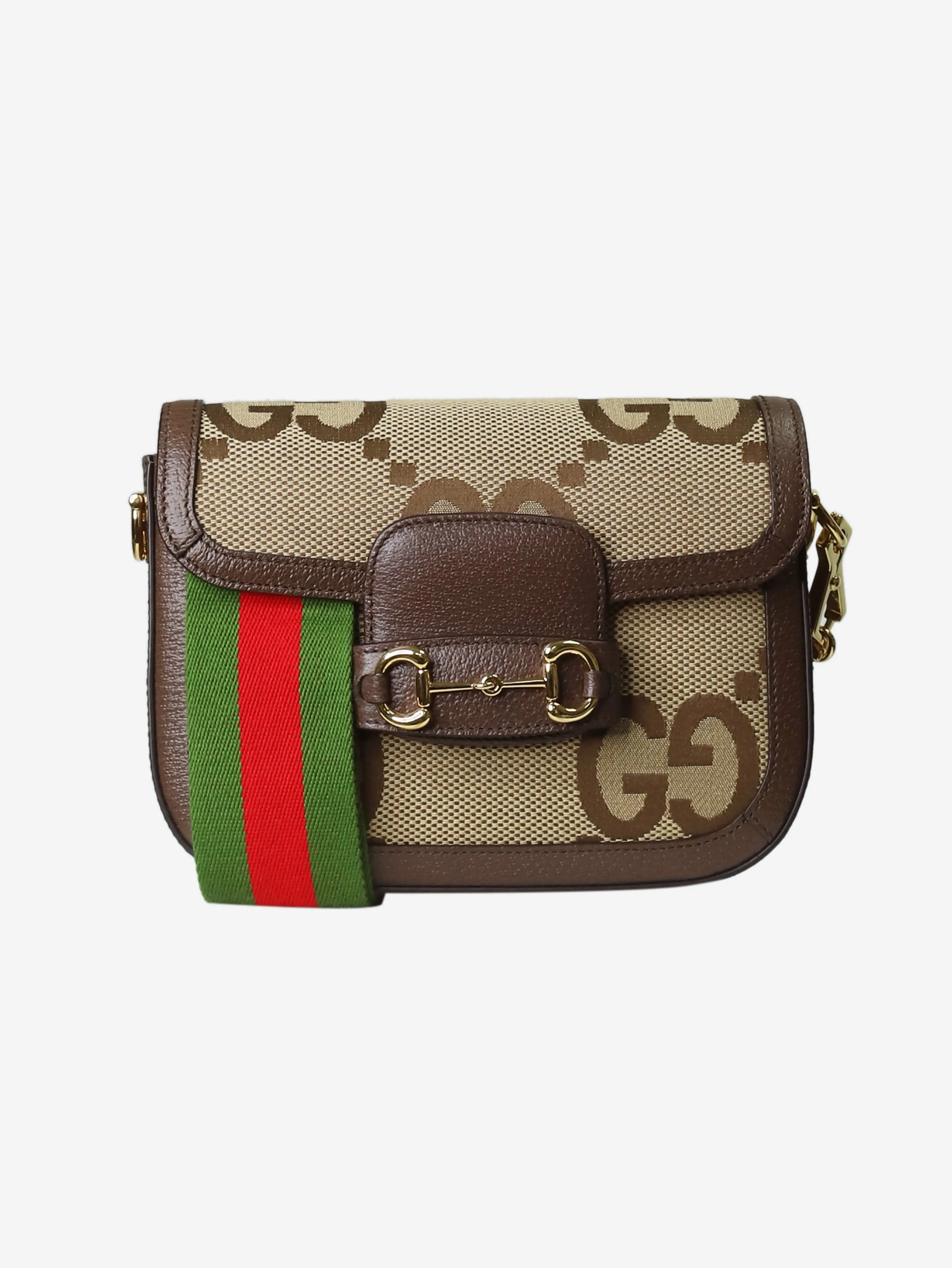 Brown Monogram Horsebit 1955 mini bag