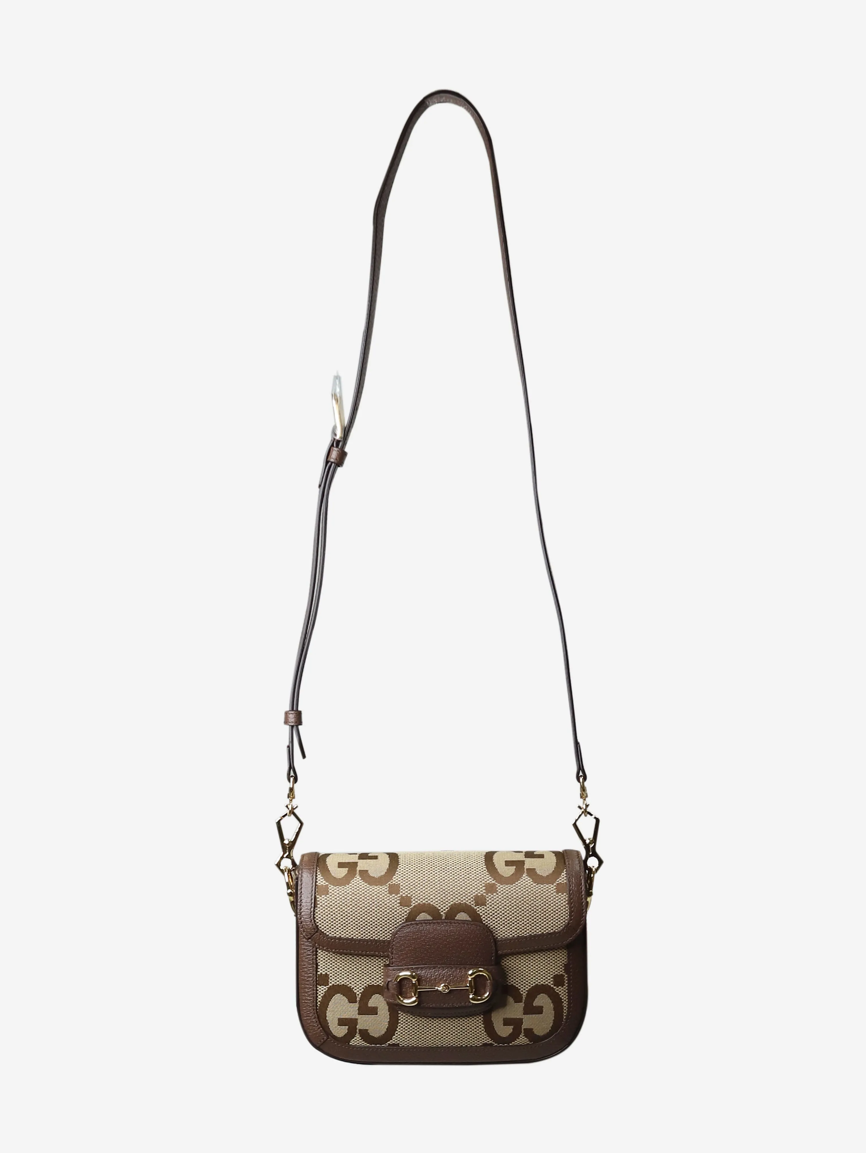 Brown Monogram Horsebit 1955 mini bag