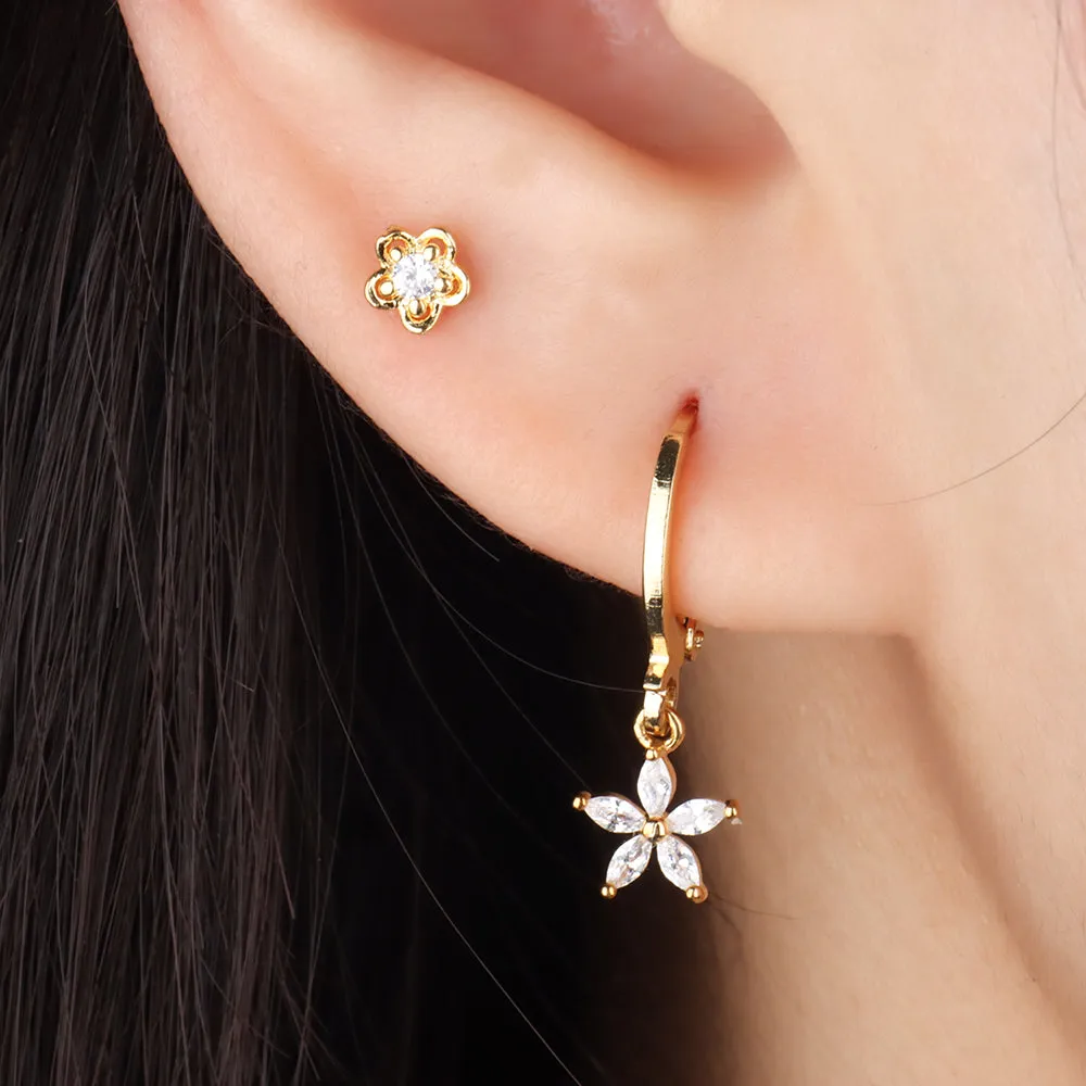 Charming Flower Stud