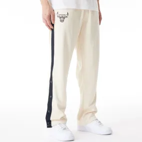 Chicago Bulls NBA Lifestyle Light Beige Straight Joggers