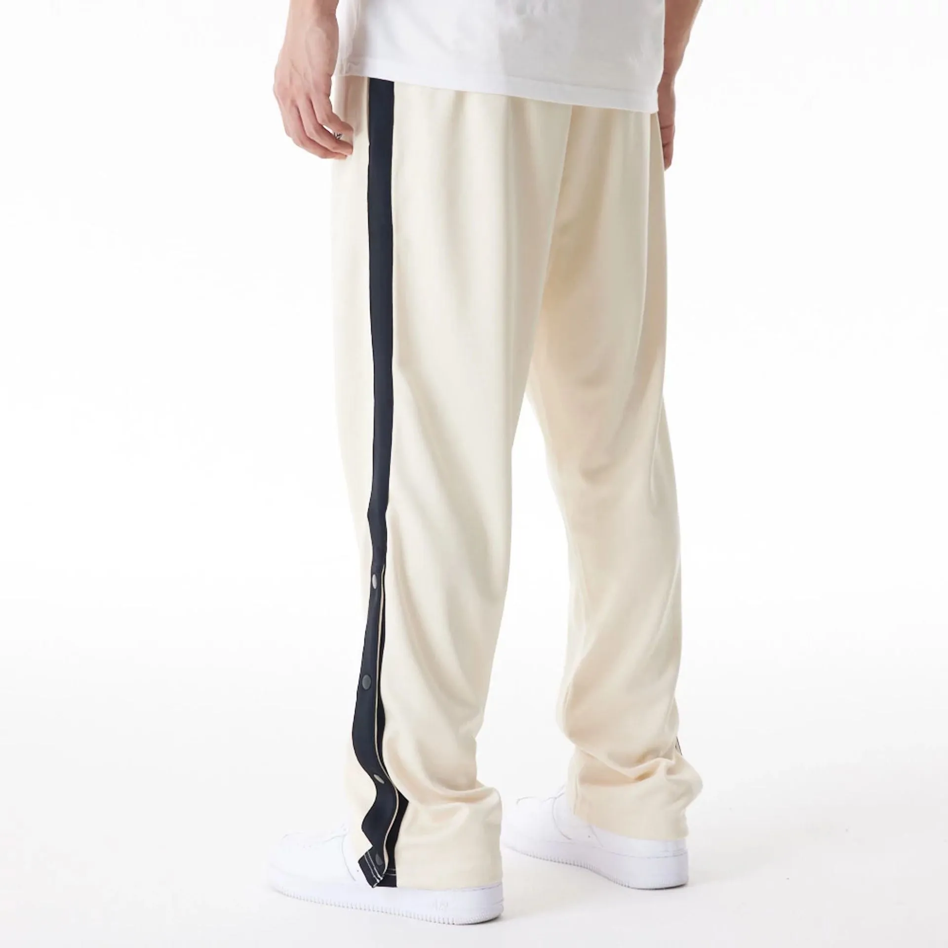 Chicago Bulls NBA Lifestyle Light Beige Straight Joggers