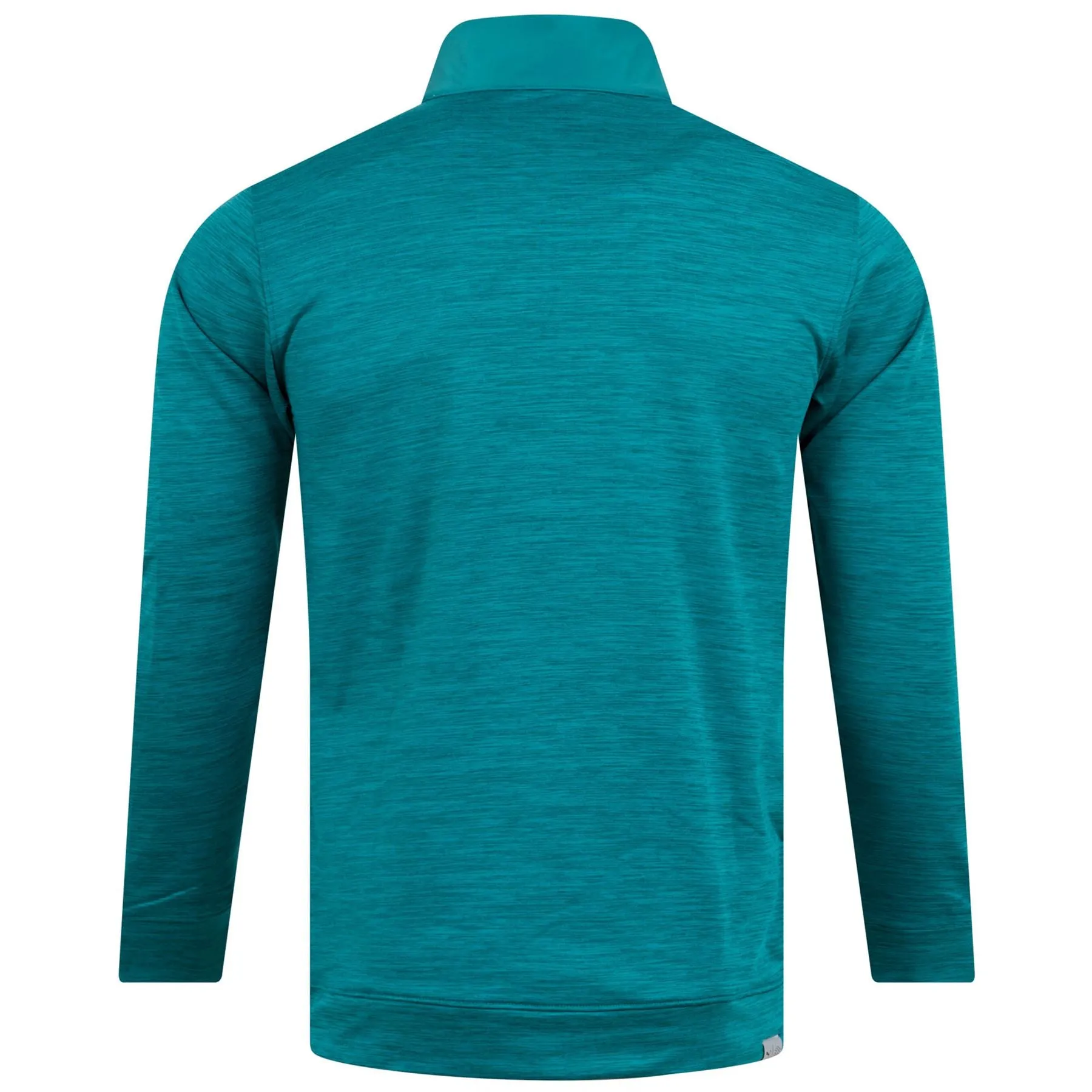 Cloudspun Colourblock Quarter Zip Green Lagoon - SS23