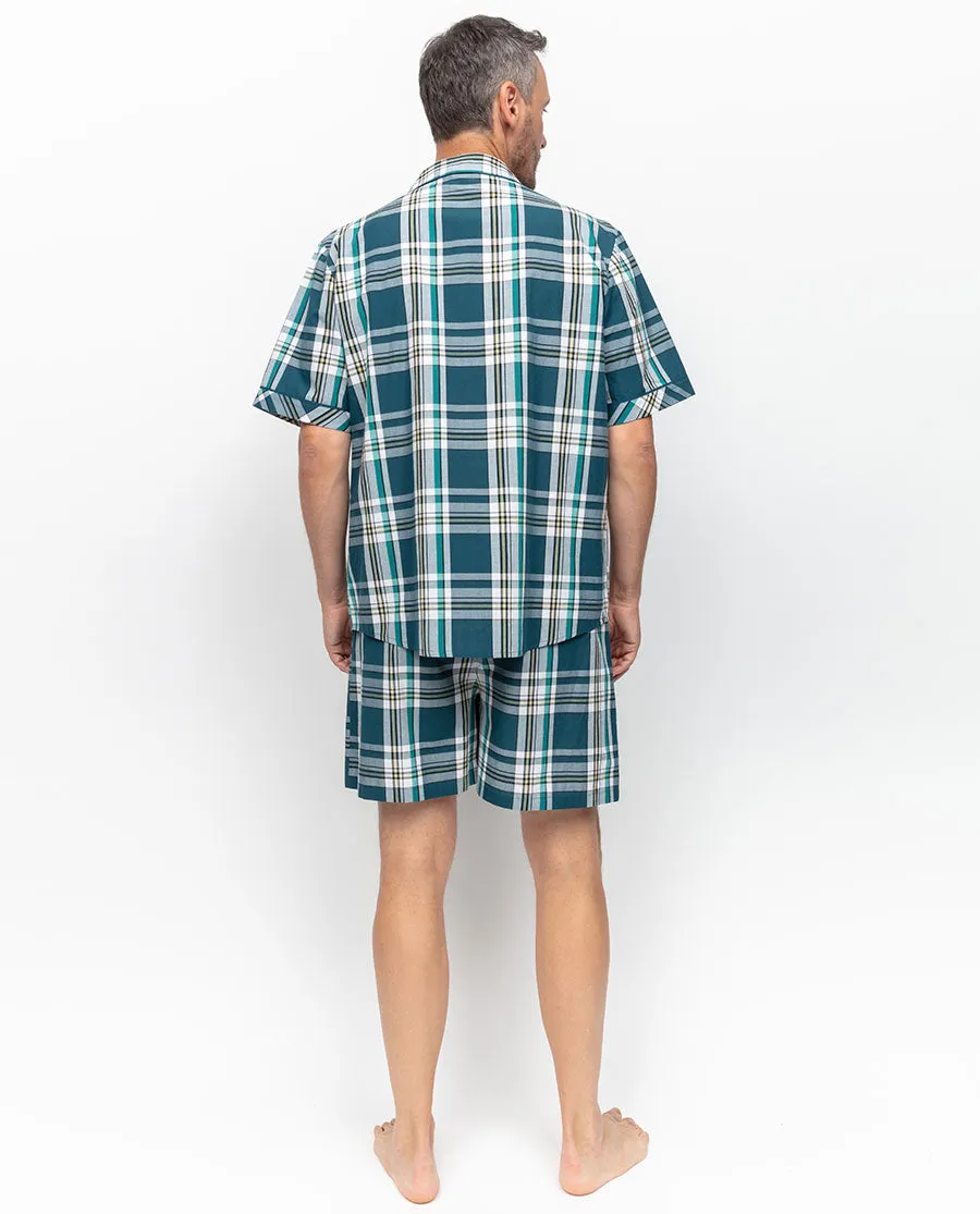 Cove Mens Check Shorty Set