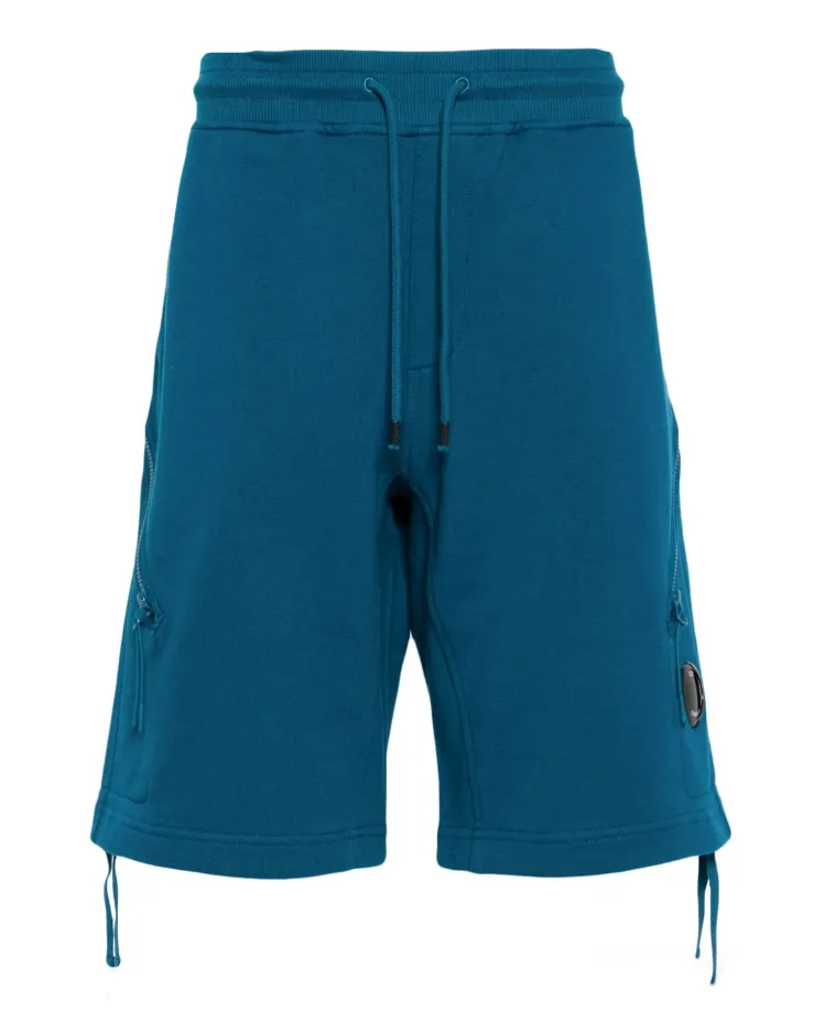 C.P. Company Diagonal Raised Fleece Zipped Pocket Shorts