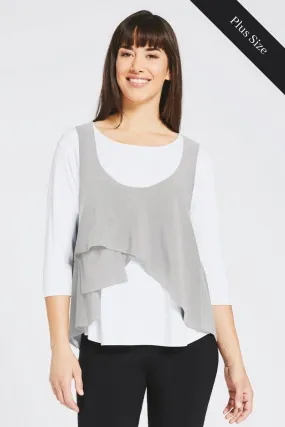 Crop Smock Plus | Platinum