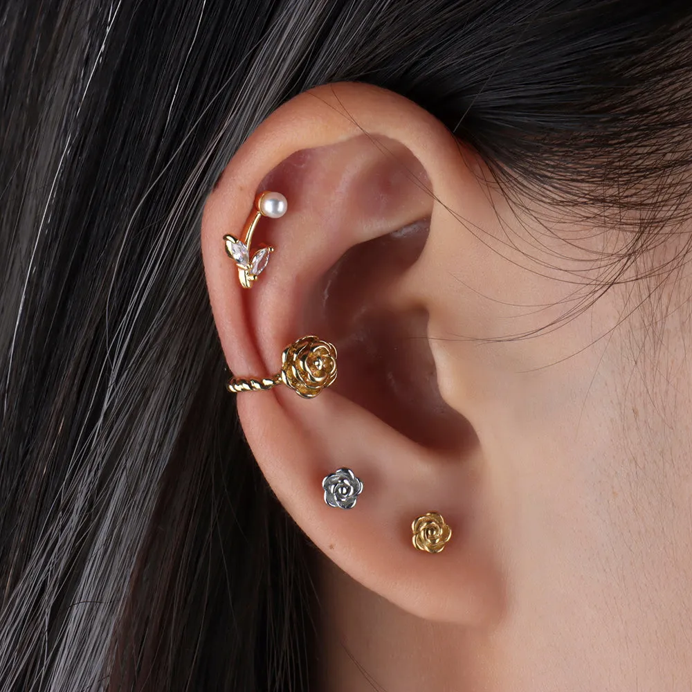 Dainty Rose Stud