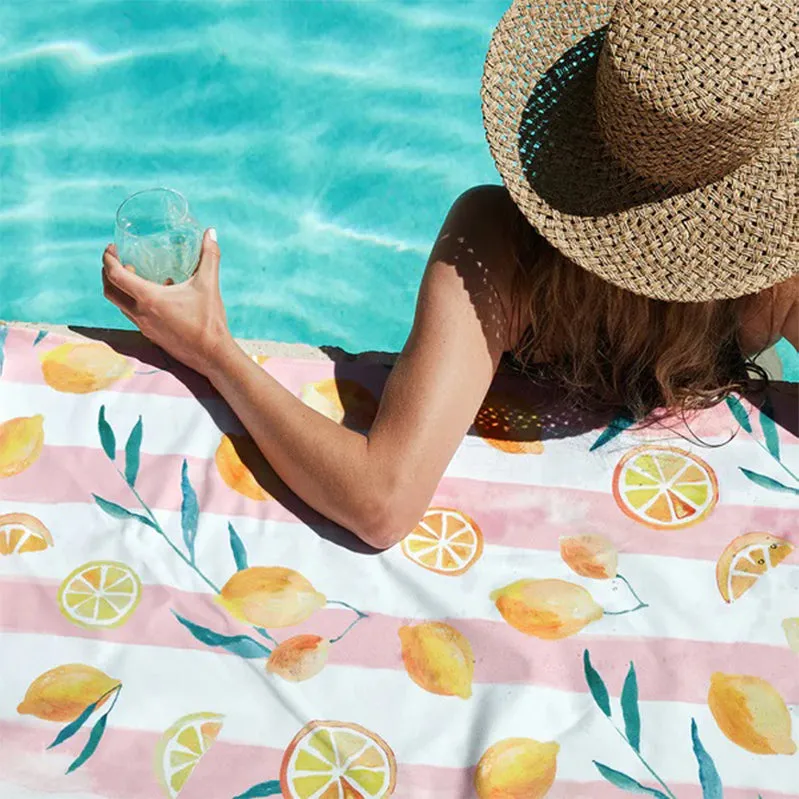 DOCK & BAY | Extra Large Life Gives You Lemons Beach Towel