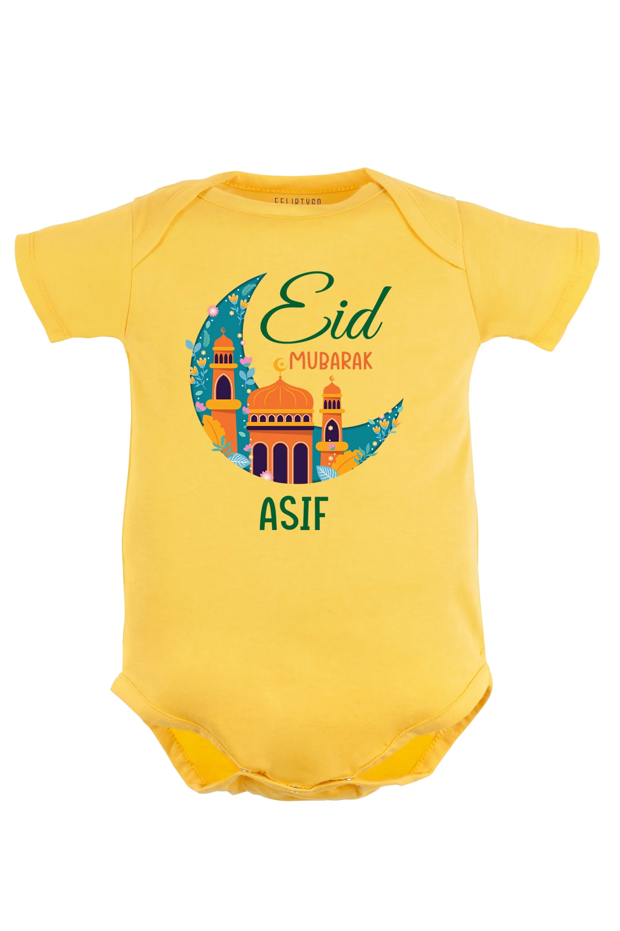 Eid Mubarak Baby Romper | Onesies w/ Custom Name