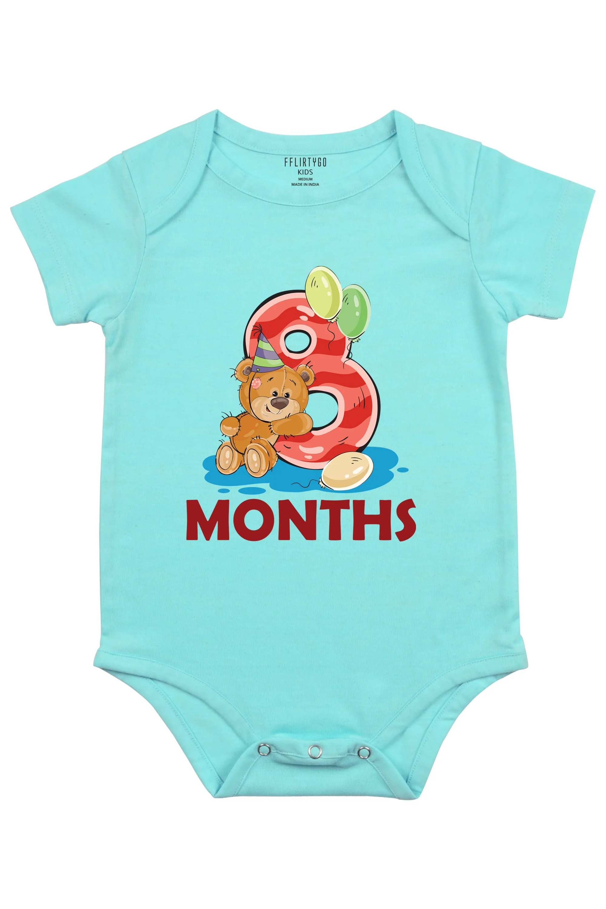 Eight Months Milestone Baby Romper | Onesies