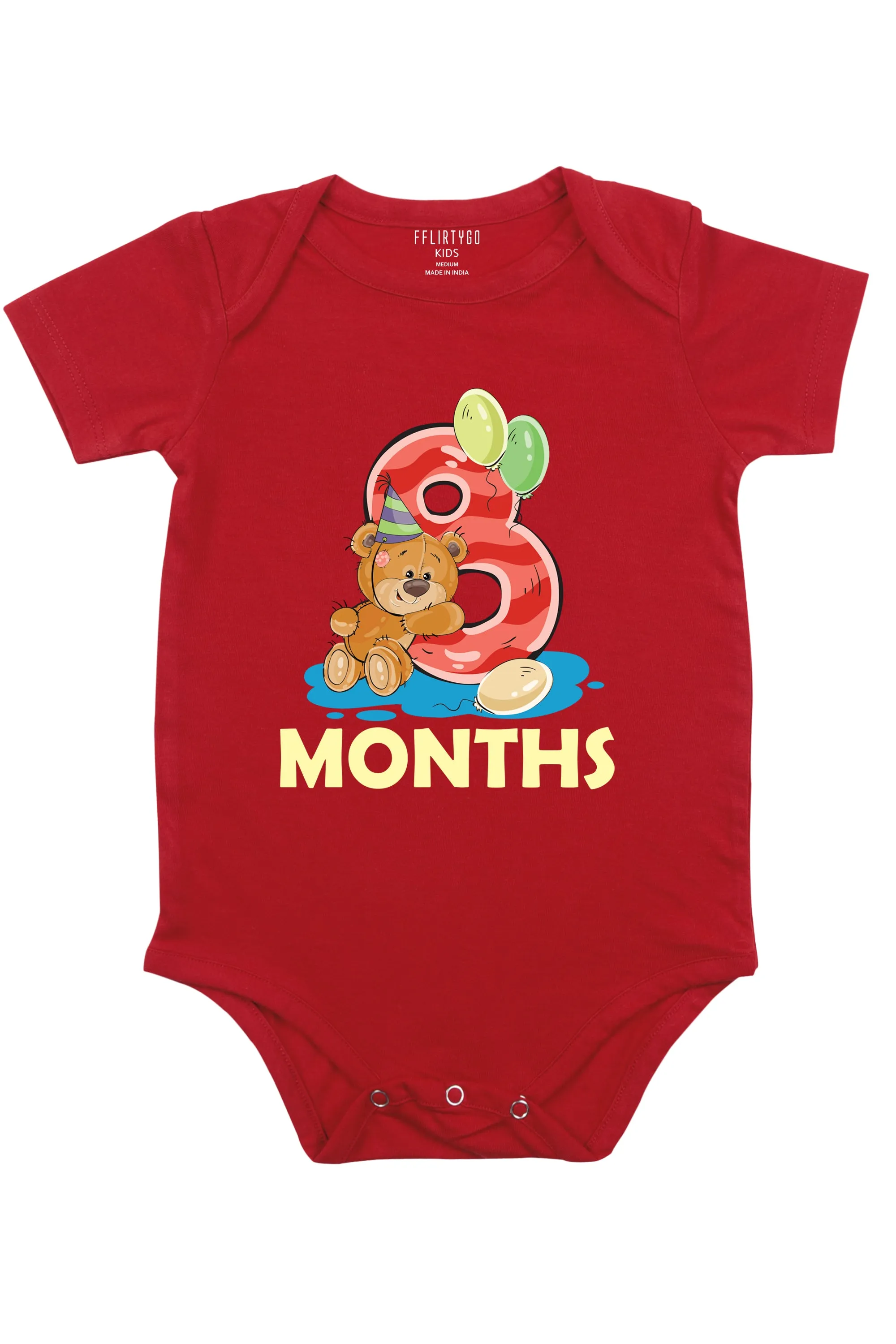 Eight Months Milestone Baby Romper | Onesies