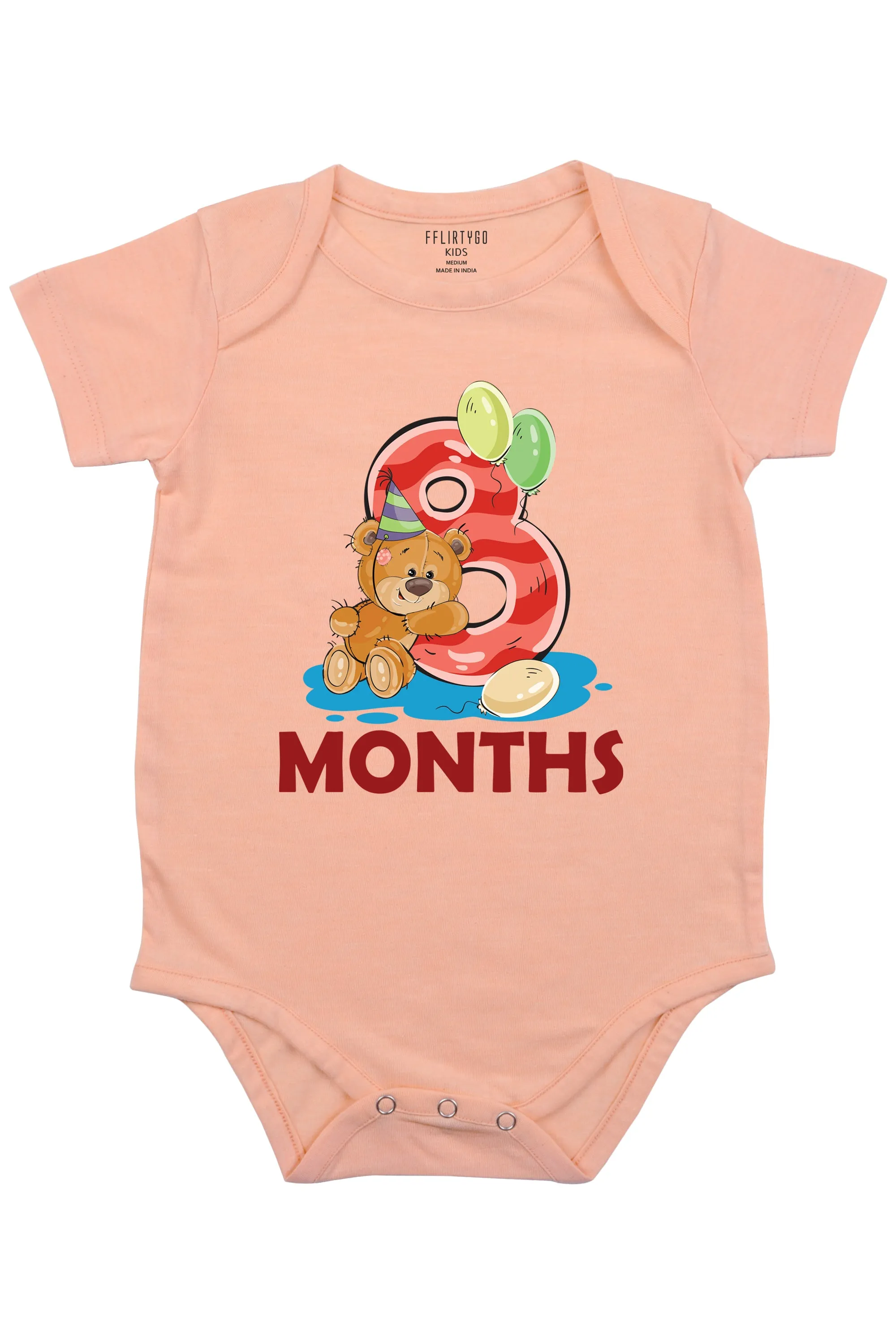 Eight Months Milestone Baby Romper | Onesies