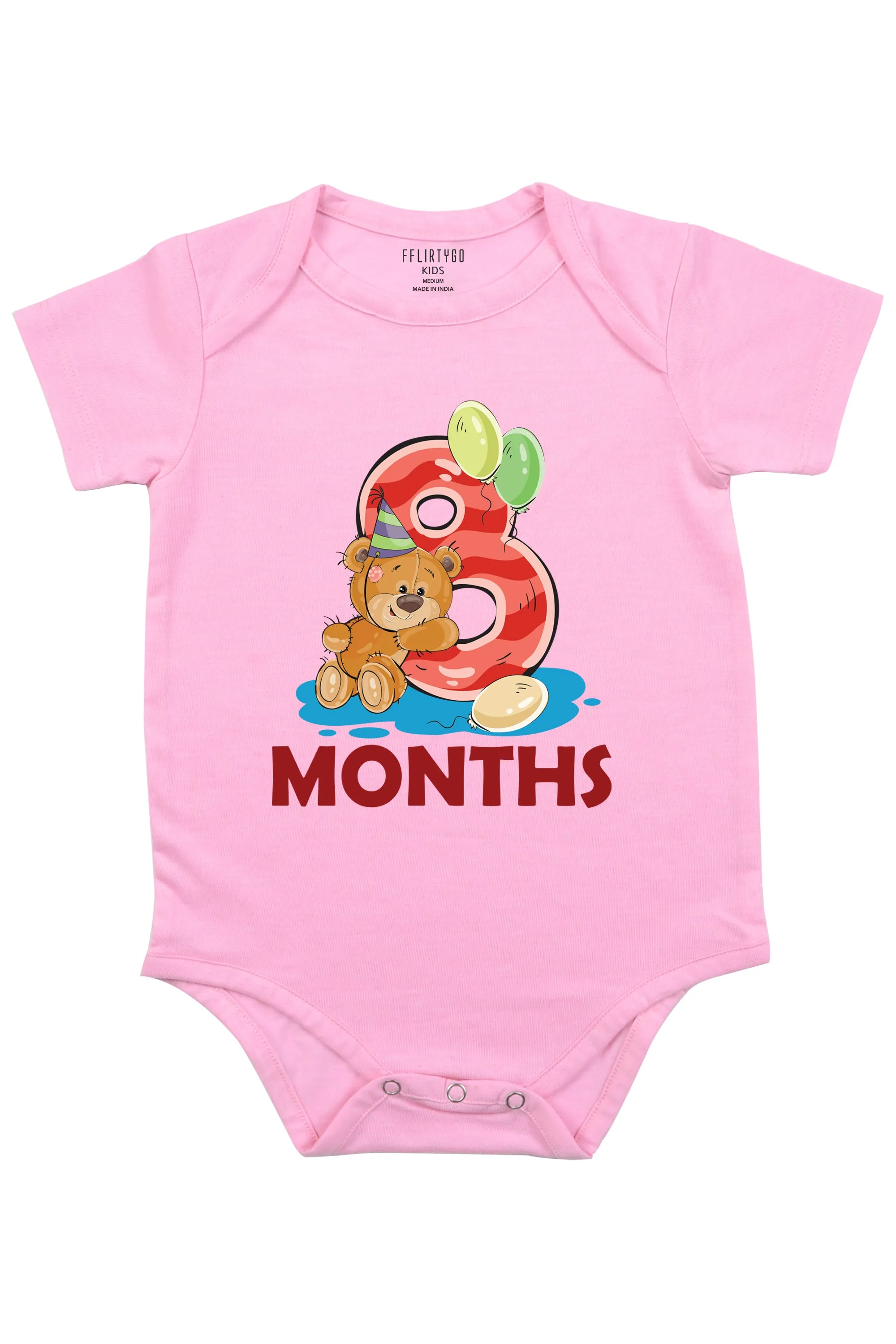 Eight Months Milestone Baby Romper | Onesies