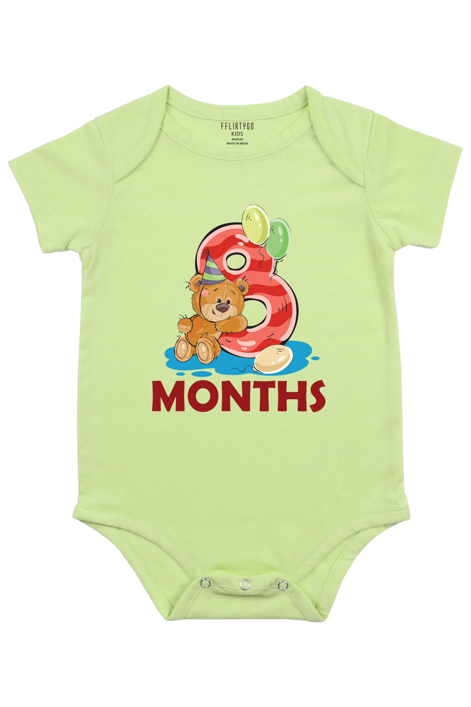 Eight Months Milestone Baby Romper | Onesies