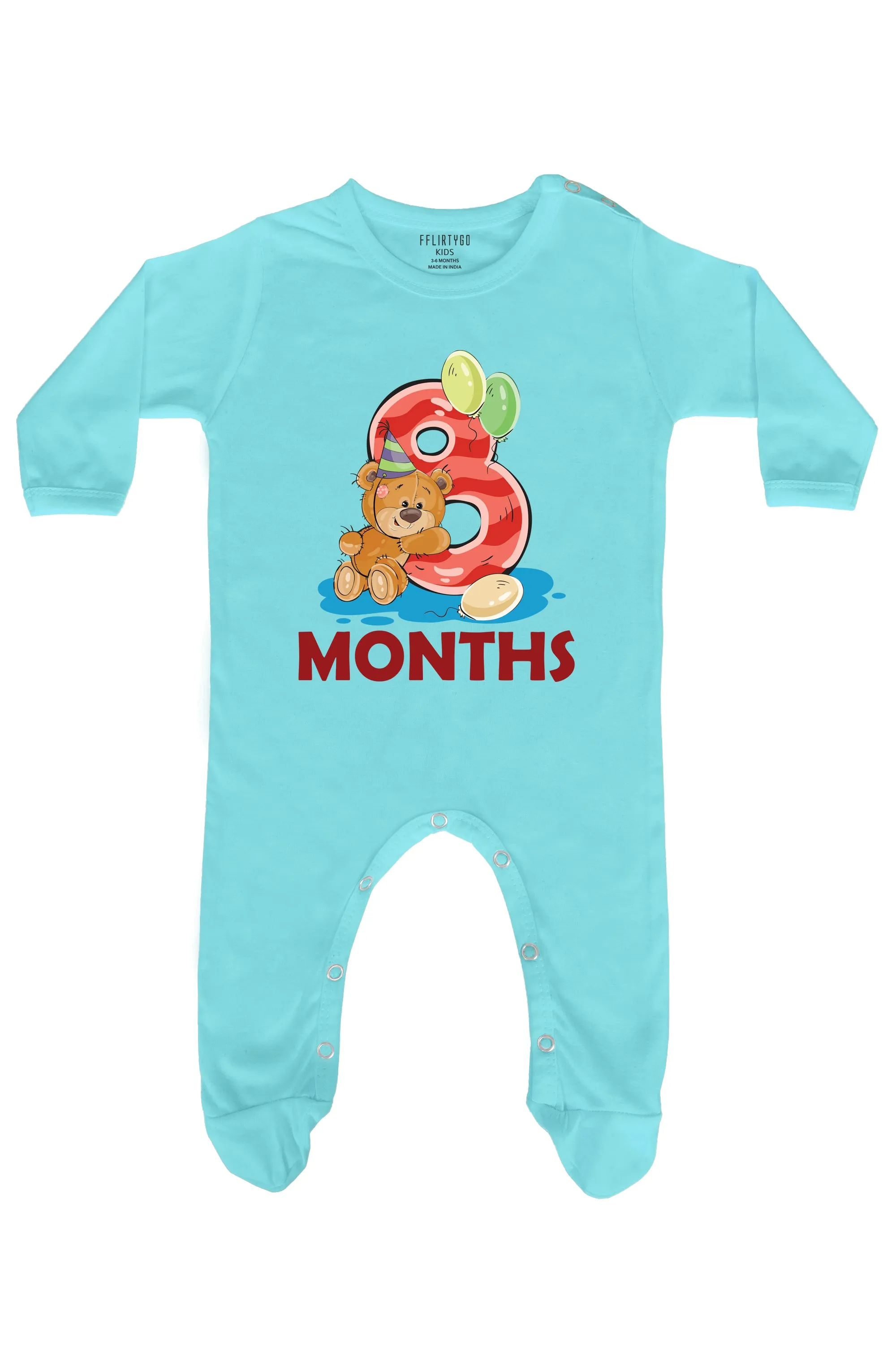 Eight Months Milestone Baby Romper | Onesies