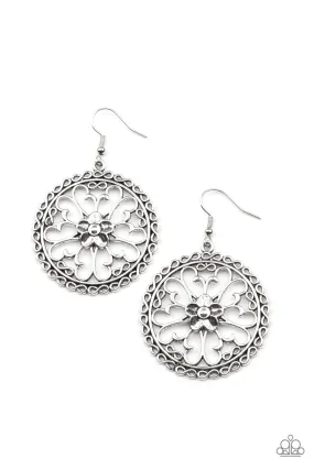 Floral Fortunes - Silver Earring