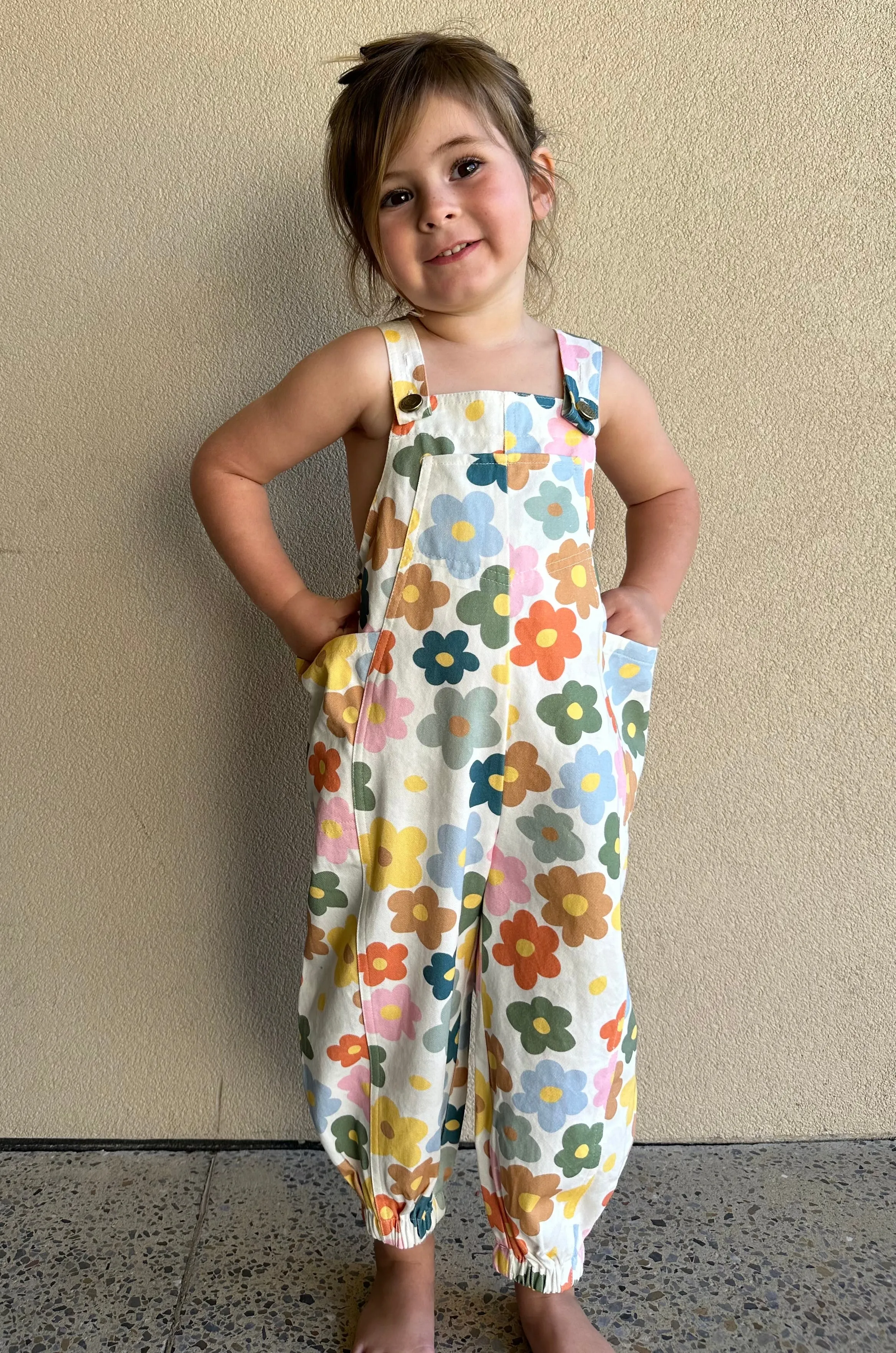 Flower Power Overalls