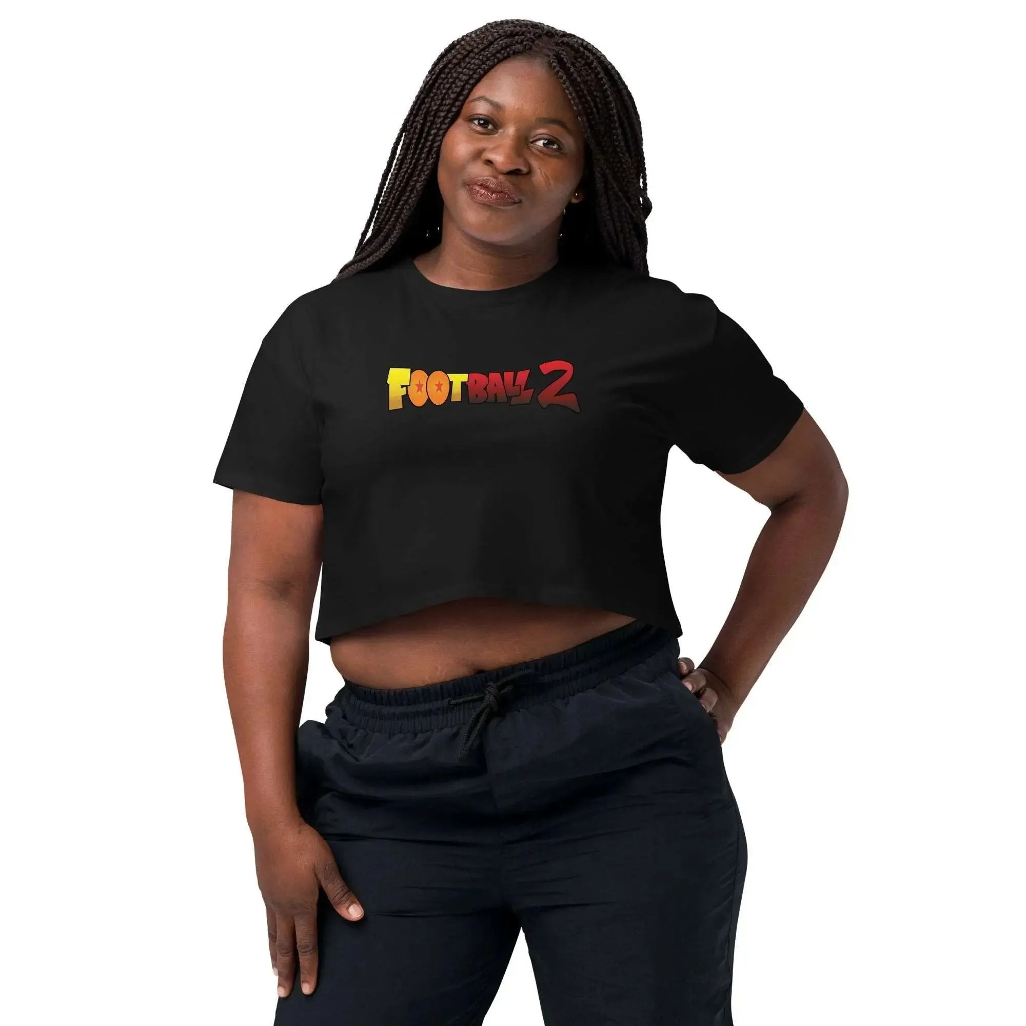 Football 2 Women’s crop top