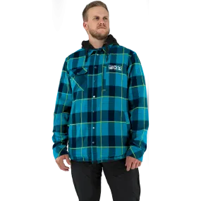 FXR Men's Timber Insulated Flannel Jacket Sky Blue/Slate