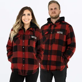 FXR Unisex Timber Insulated Flannel Jacket Rust/Black