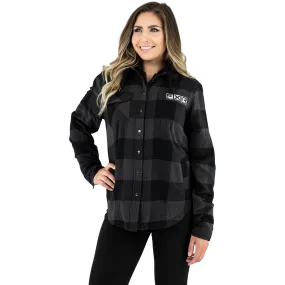 FXR Women's Timber Insulated Flannel Jacket Char/Black